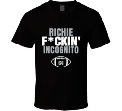 Richie Fckin Incognito Football Sports Star Fan T Shirt Richie Fckin Incognito Football Sports Star Fan T Shirt