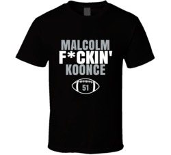 Malcolm Fckin Koonce Football Sports Star Fan T Shirt Malcolm Fckin Koonce Football Sports Star Fan T Shirt