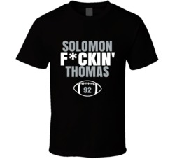 Solomon Fckin Thomas Football Sports Star Fan T Shirt Solomon Fckin Thomas Football Sports Star Fan T Shirt