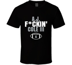 Aj Fckin Cole Iii Football Sports Star Fan T Shirt Aj Fckin Cole Iii Football Sports Star Fan T Shirt