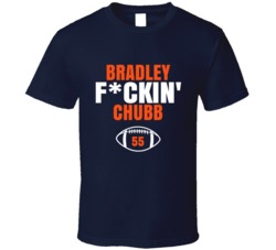 Bradley Fckin Chubb Football Sports Star Fan T Shirt Bradley Fckin Chubb Football Sports Star Fan T Shirt