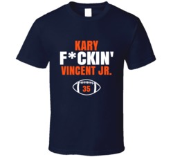 Kary Fckin Vincent Jr Football Sports Star Fan T Shirt Kary Fckin Vincent Jr Football Sports Star Fan T Shirt