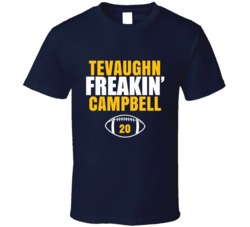 Tevaughn Freakin Campbell Football Sports Star Fan T Shirt