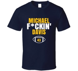 Michael Fckin Davis Football Sports Star Fan T Shirt