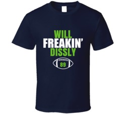 Will Freakin Dissly Football Sports Star Fan T Shirt