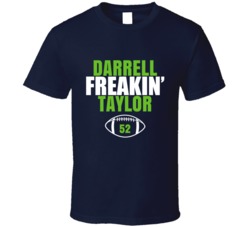 Darrell Freakin Taylor Football Sports Star Fan T Shirt