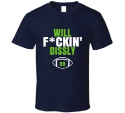 Will Fckin Dissly Football Sports Star Fan T Shirt Will Fckin Dissly Football Sports Star Fan T Shirt