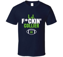 Lj Fckin Collier Football Sports Star Fan T Shirt Lj Fckin Collier Football Sports Star Fan T Shirt