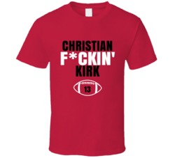 Christian Fckin Kirk Football Sports Star Fan T Shirt Christian Fckin Kirk Football Sports Star Fan T Shirt