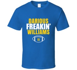 Darious Freakin Williams Football Sports Star Fan T Shirt Darious Freakin Williams Football Sports Star Fan T Shirt