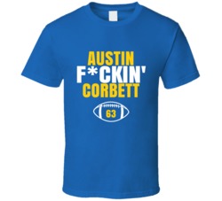 Austin Fckin Corbett Football Sports Star Fan T Shirt Austin Fckin Corbett Football Sports Star Fan T Shirt