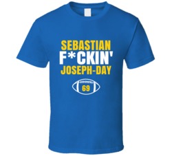 Sebastian Fckin Joseph-day Football Sports Star Fan T Shirt Sebastian Fckin Joseph-day Football Sports Star Fan T Shirt