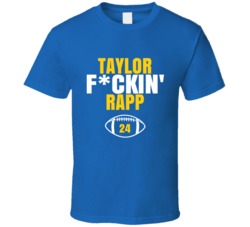 Taylor Fckin Rapp Football Sports Star Fan T Shirt Taylor Fckin Rapp Football Sports Star Fan T Shirt