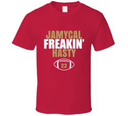 Jamycal Freakin Hasty Football Sports Star Fan T Shirt Jamycal Freakin Hasty Football Sports Star Fan T Shirt