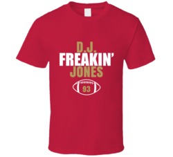 Dj Freakin Jones Football Sports Star Fan T Shirt Dj Freakin Jones Football Sports Star Fan T Shirt