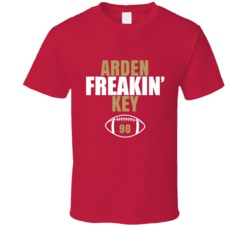 Arden Freakin Key Football Sports Star Fan T Shirt Arden Freakin Key Football Sports Star Fan T Shirt