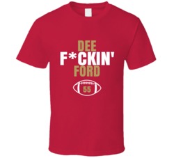 Dee Fckin Ford Football Sports Star Fan T Shirt Dee Fckin Ford Football Sports Star Fan T Shirt