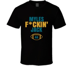 Myles Fckin Jack Football Sports Star Fan T Shirt