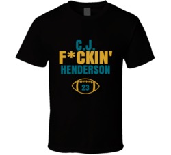 Cj Fckin Henderson Football Sports Star Fan T Shirt