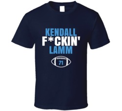 Kendall Fckin Lamm Football Sports Star Fan T Shirt Kendall Fckin Lamm Football Sports Star Fan T Shirt