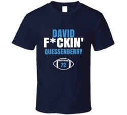 David Fckin Quessenberry Football Sports Star Fan T Shirt David Fckin Quessenberry Football Sports Star Fan T Shirt