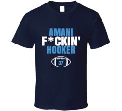 Amani Fckin Hooker Football Sports Star Fan T Shirt Amani Fckin Hooker Football Sports Star Fan T Shirt