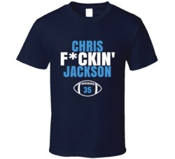 Chris Fckin Jackson Football Sports Star Fan T Shirt Chris Fckin Jackson Football Sports Star Fan T Shirt