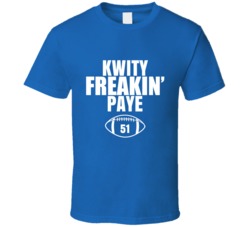 Kwity Freakin Paye Football Sports Star Fan T Shirt Kwity Freakin Paye Football Sports Star Fan T Shirt