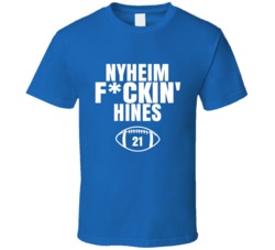 Nyheim Fckin Hines Football Sports Star Fan T Shirt Nyheim Fckin Hines Football Sports Star Fan T Shirt