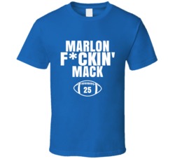 Marlon Fckin Mack Football Sports Star Fan T Shirt Marlon Fckin Mack Football Sports Star Fan T Shirt
