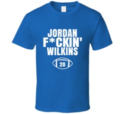 Jordan Fckin Wilkins Football Sports Star Fan T Shirt Jordan Fckin Wilkins Football Sports Star Fan T Shirt