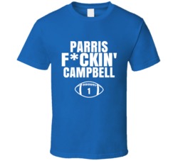 Parris Fckin Campbell Football Sports Star Fan T Shirt Parris Fckin Campbell Football Sports Star Fan T Shirt