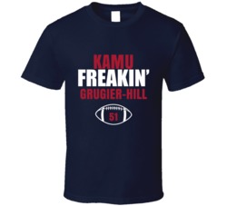 Kamu Freakin Grugier-hill Football Sports Star Fan T Shirt