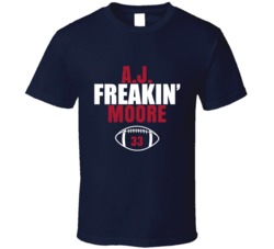 Aj Freakin Moore Football Sports Star Fan T Shirt