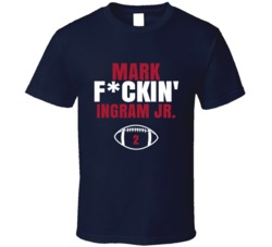 Mark Fckin Ingram Jr Football Sports Star Fan T Shirt