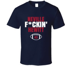 Neville Fckin Hewitt Football Sports Star Fan T Shirt