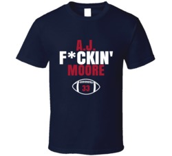 Aj Fckin Moore Football Sports Star Fan T Shirt Aj Fckin Moore Football Sports Star Fan T Shirt