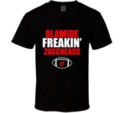 Olamide Freakin Zaccheaus Football Sports Star Fan T Shirt Olamide Freakin Zaccheaus Football Sports Star Fan T Shirt