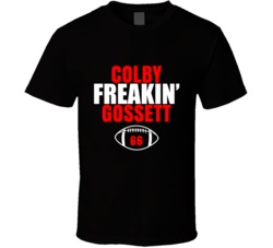 Colby Freakin Gossett Football Sports Star Fan T Shirt Colby Freakin Gossett Football Sports Star Fan T Shirt