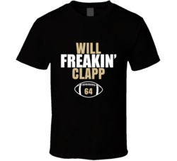 Will Freakin Clapp Football Sports Star T Shirt Will Freakin Clapp Football Sports Star T Shirt