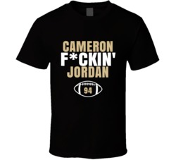 Cameron Fckin Jordan Football Sports Star T Shirt Cameron Fckin Jordan Football Sports Star T Shirt