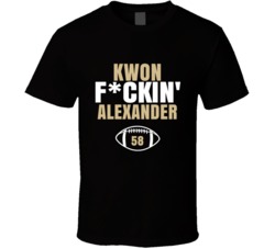 Kwon Fckin Alexander Football Sports Star T Shirt Kwon Fckin Alexander Football Sports Star T Shirt