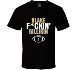 Blake Fckin Gillikin Football Sports Star T Shirt Blake Fckin Gillikin Football Sports Star T Shirt