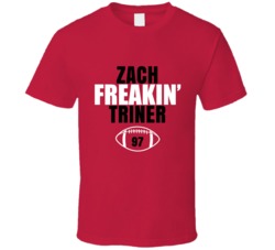 Zach Freakin Triner Football Sports Star Fan T Shirt Zach Freakin Triner Football Sports Star Fan T Shirt
