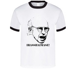 Larry David Irasshaimase Curb Your Enthusiasm Fan T Shirt