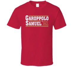 Jimmy Garoppolo Deebo Samuel San Francisco Football 21 Fan T Shirt Jimmy Garoppolo Deebo Samuel San Francisco Football 21 Fan T Shirt