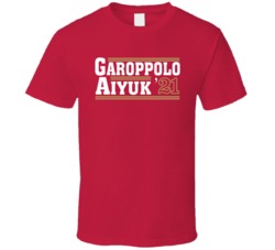 Jimmy Garoppolo Aiyuk San Francisco Football 21 Fan T Shirt Jimmy Garoppolo Aiyuk San Francisco Football 21 Fan T Shirt
