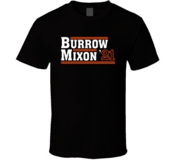 Joe Burrow Mixon Cincinnati Football 21 Fan T Shirt Joe Burrow Mixon Cincinnati Football 21 Fan T Shirt
