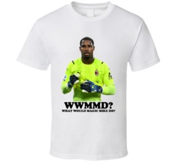 Magic Mike Maignan Wwjd Ac Milan Soccer Fan T Shirt Magic Mike Maignan Wwjd Ac Milan Soccer Fan T Shirt