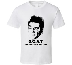 Cosmo Kramer Greatest Of All Time Goat Seinfeld Tv Show Fan T Shirt